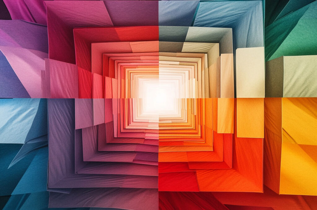 Kuvassa on väriympyrän värit